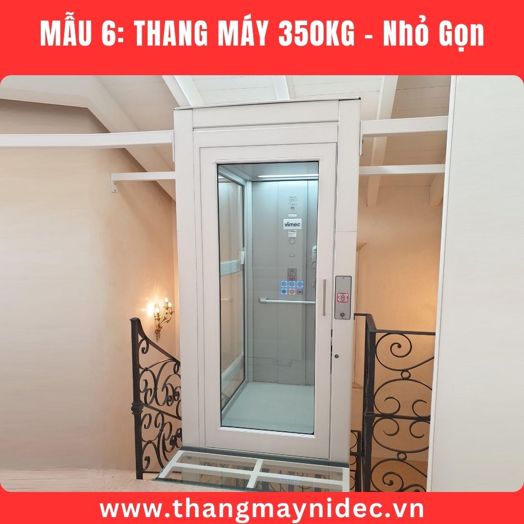 thang máy 350kg nhỏ gọn 