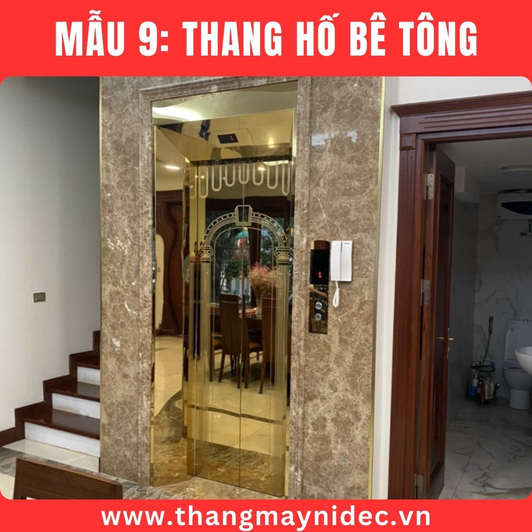 thang hố bê tông