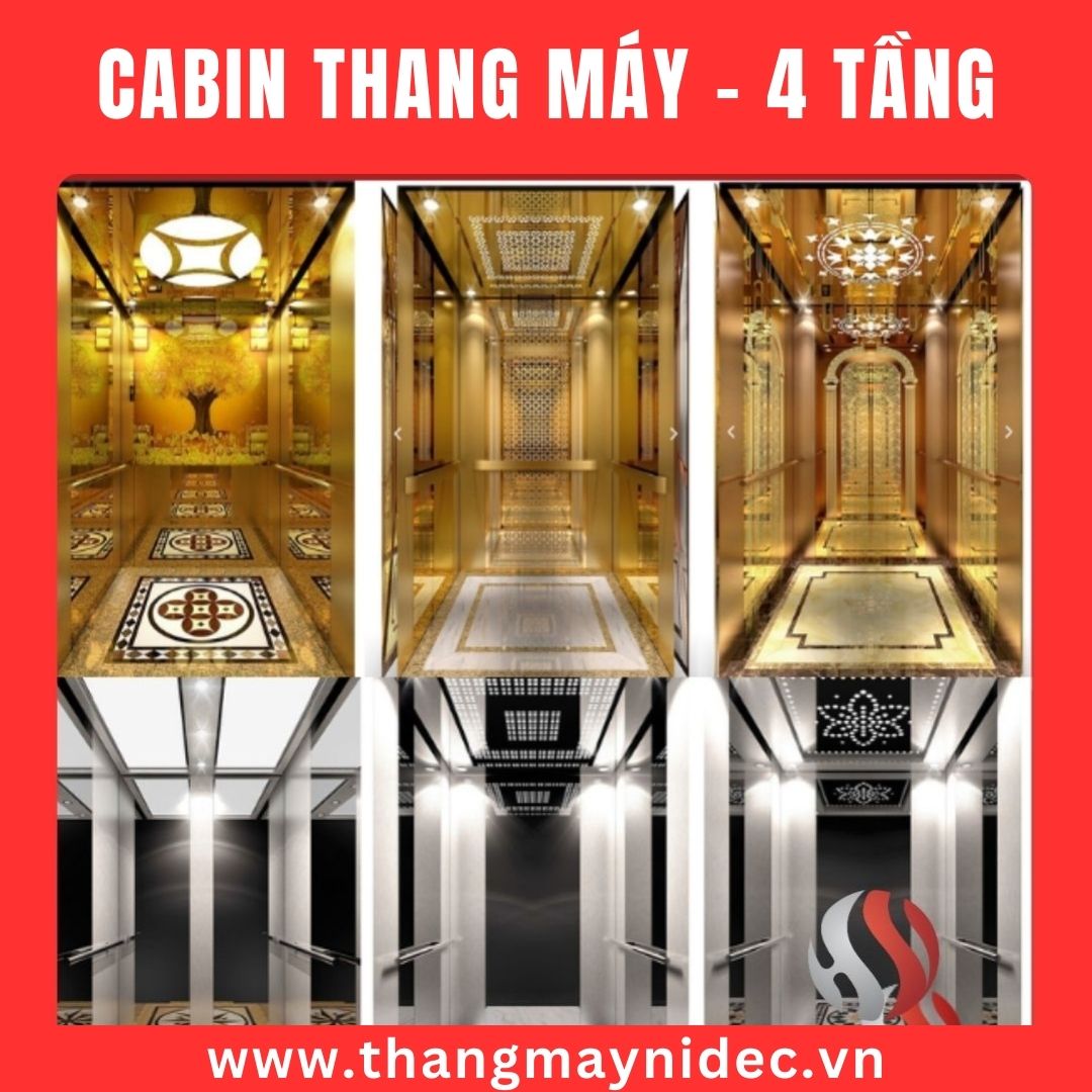 thang kính 4 tầng màu đặc biệt