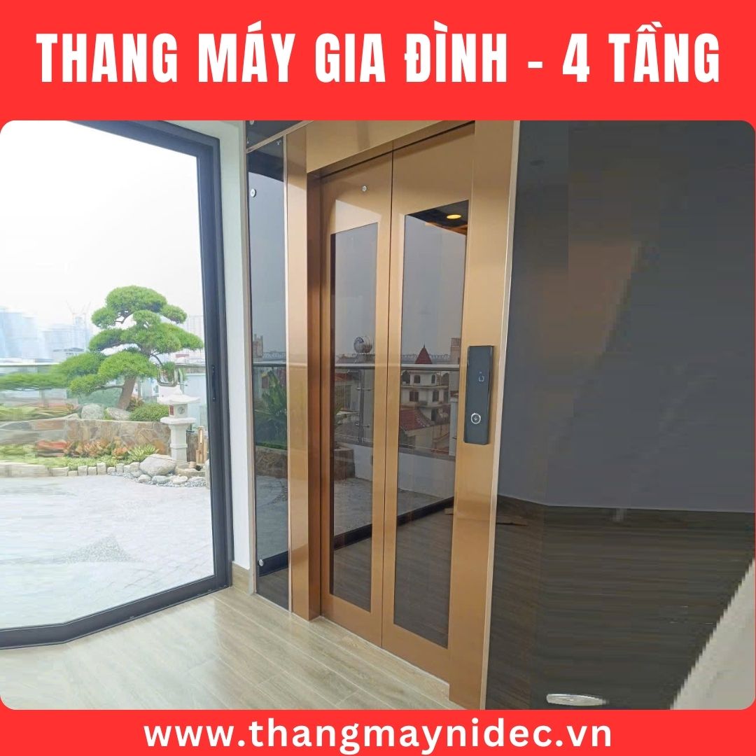 thang máy 450kg - 4 tầng