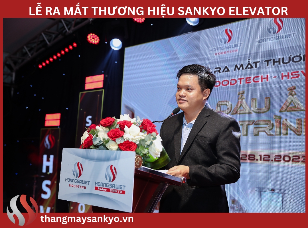 CEO NOVALIFT Sankyo Elevator phát biểu