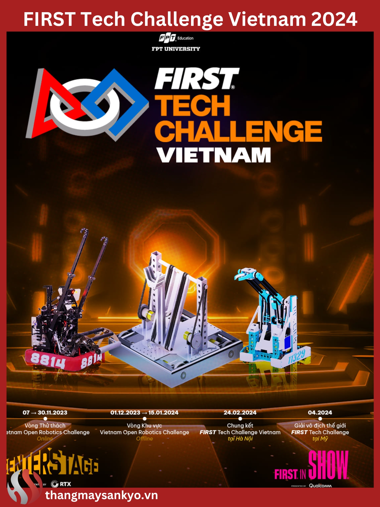 Hình ảnh minh họa FIRST Tech Challenge Viet Nam 2024