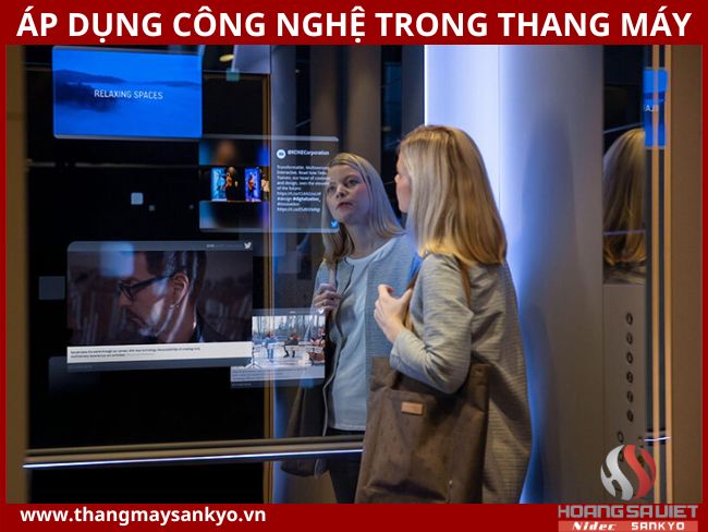 Áp dụng công nghệ trong thang máy