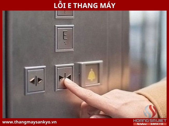 Hiện lỗi E trên bảng mạch điều khiển thang máy