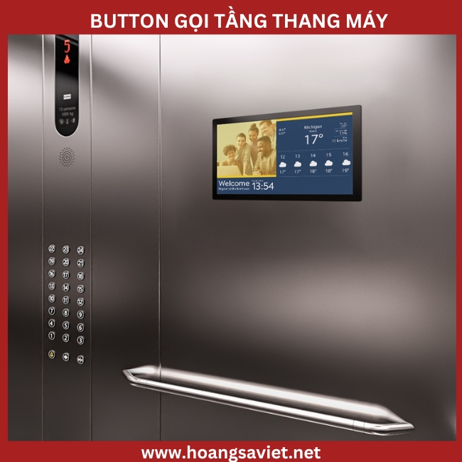 Elevator floor call button panel