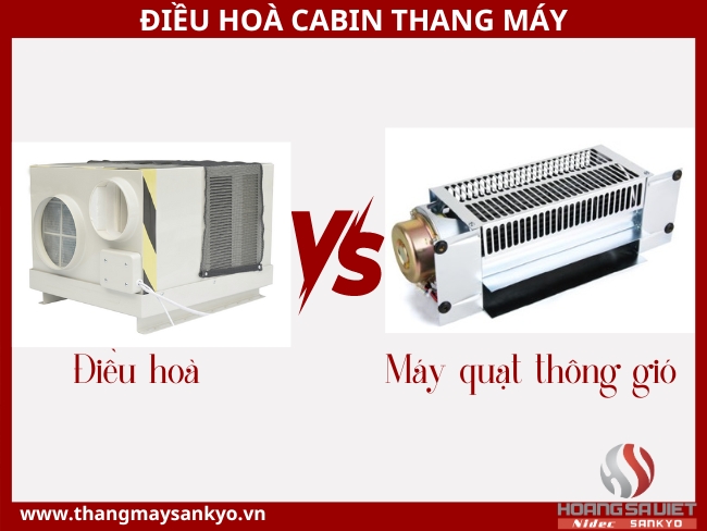 Hệ thống cabin thang máy thường dùng điều hoà loại gì?