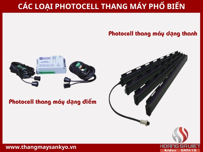 Các loại photocell thang máy phổ biến trên thị trường hiện nay