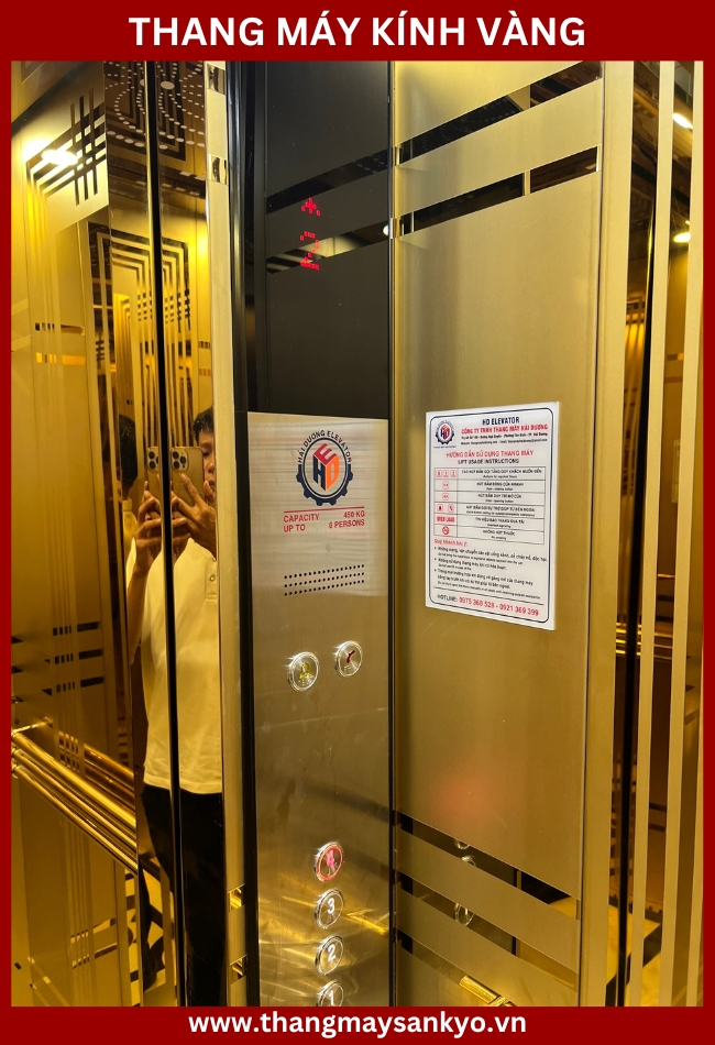Notes when choosing to use gold glass elevators