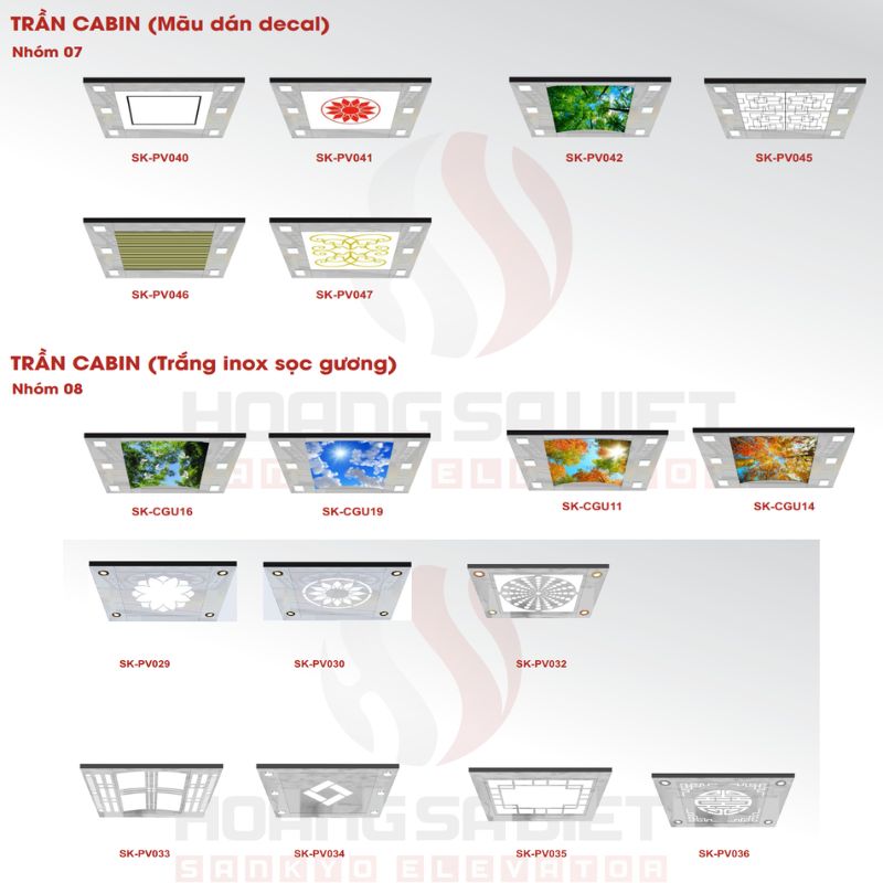 Elevator Cabin False Ceiling Designs