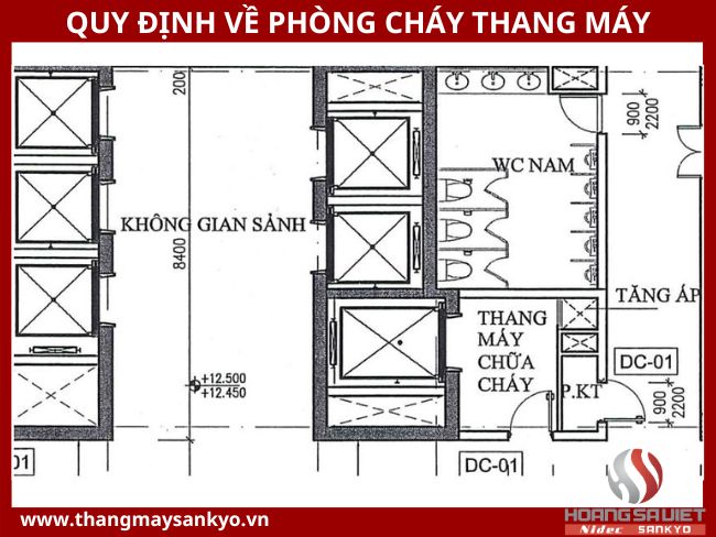 Các quy định về phòng cháy nổ thang máy