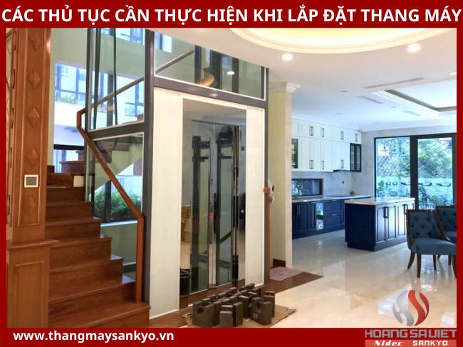 Procedures to be followed when installing an elevator