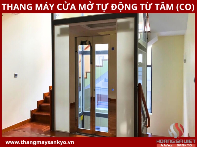 Cách tính kích thước hố thang cho thang máy cửa mở từ tâm (CO) 