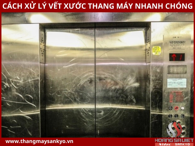 How to quickly handle elevator scratches