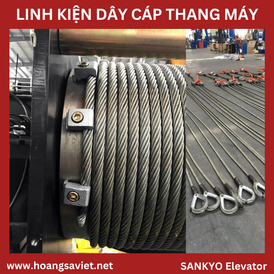dây cáp thang máy