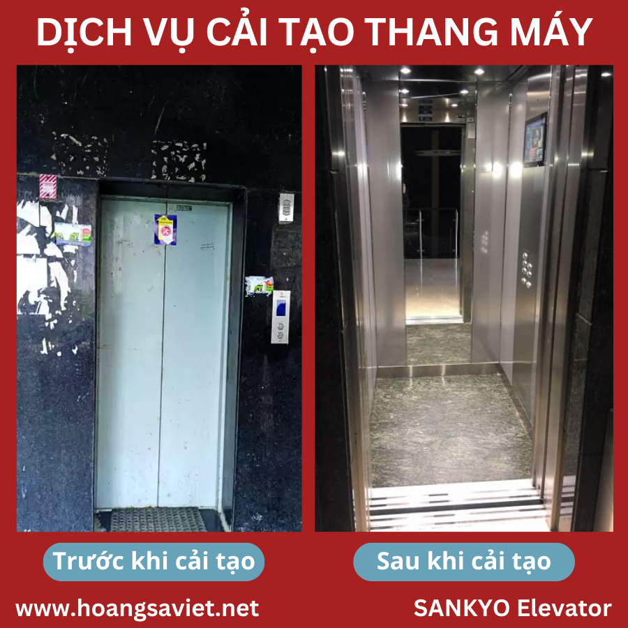 cải tạo thang máy