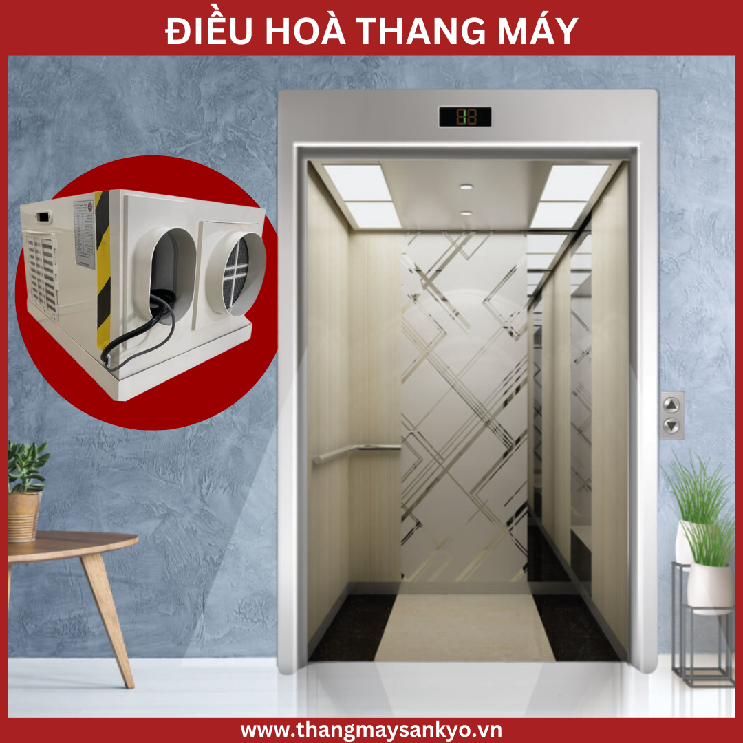 Lắp điều hoà cabin trong thang máy