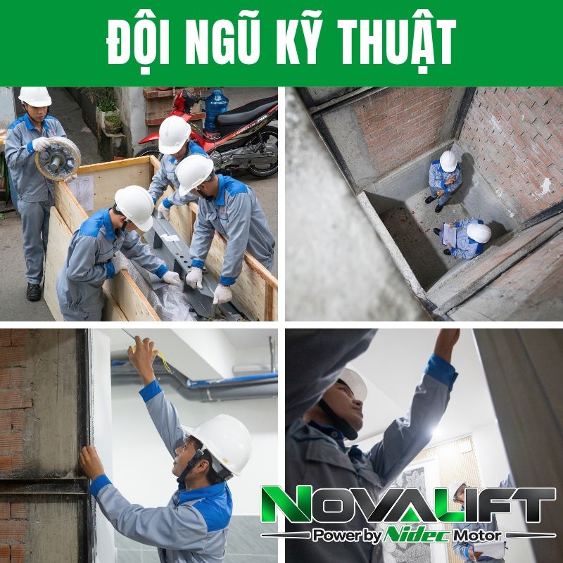 Đội ngũ kỹ thuật tại novalift