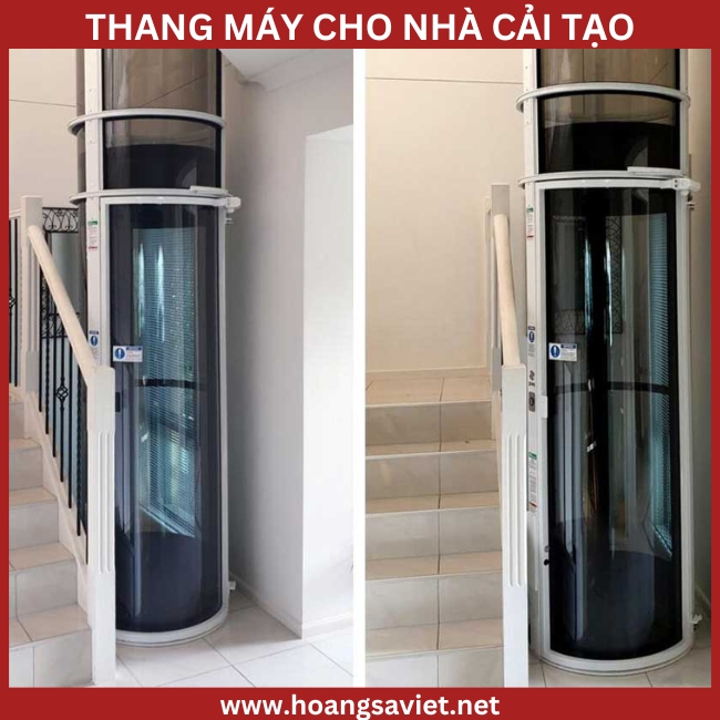 ​  Hình ảnh minh họa khi lắp đặt thang máy cho nhà cải tạo   ​