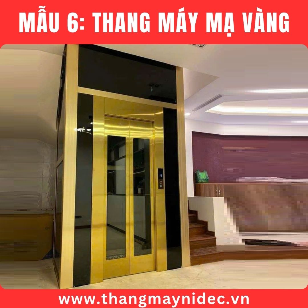 Aluminum glass frame home elevator