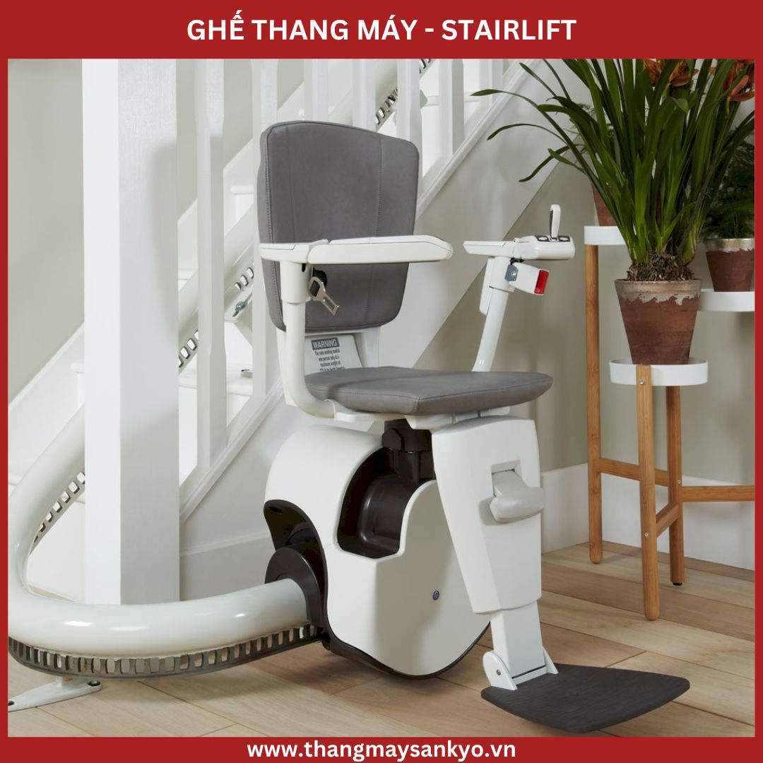 Ghế thang máy gia đình - thang máy stairlift