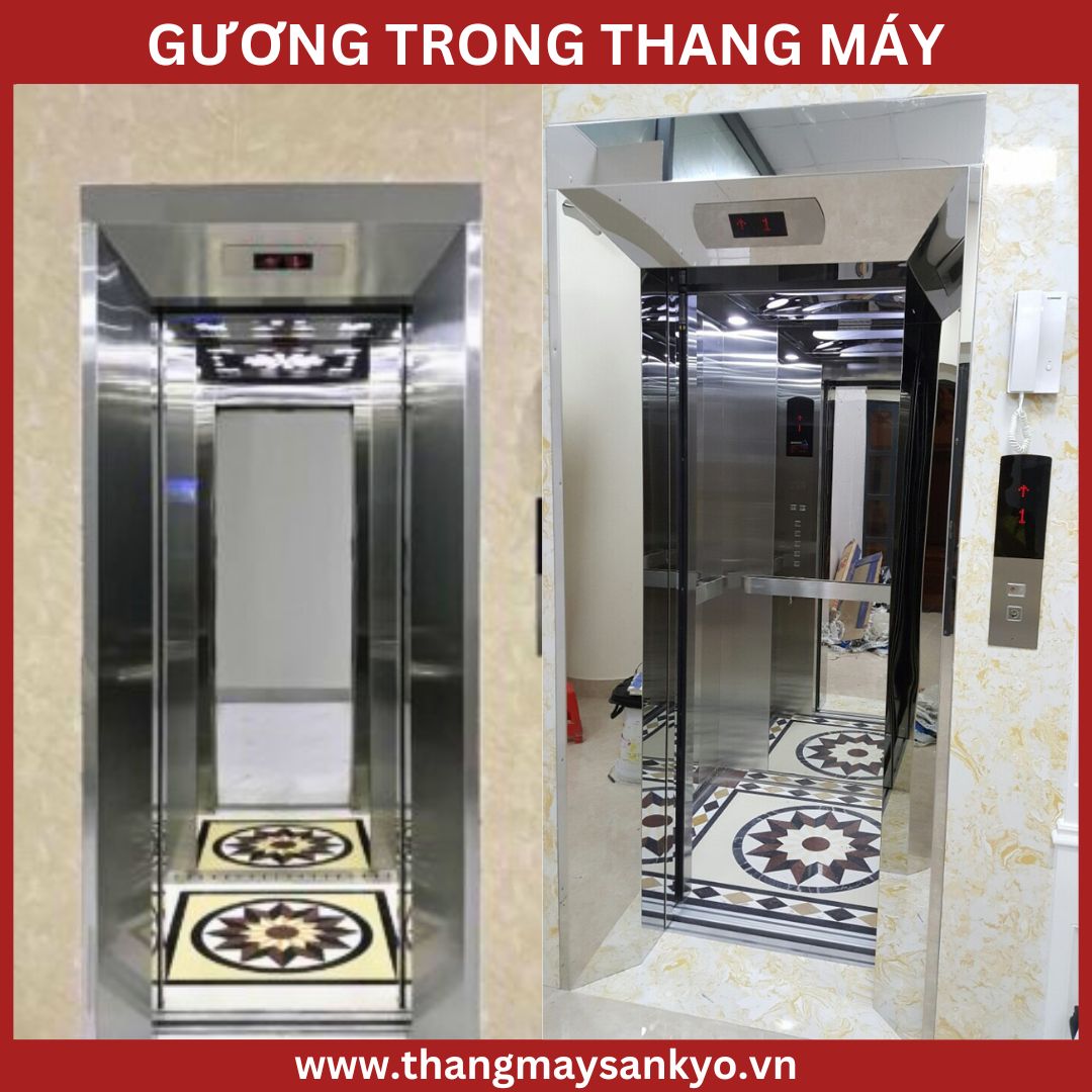 Install mirrors in elevators