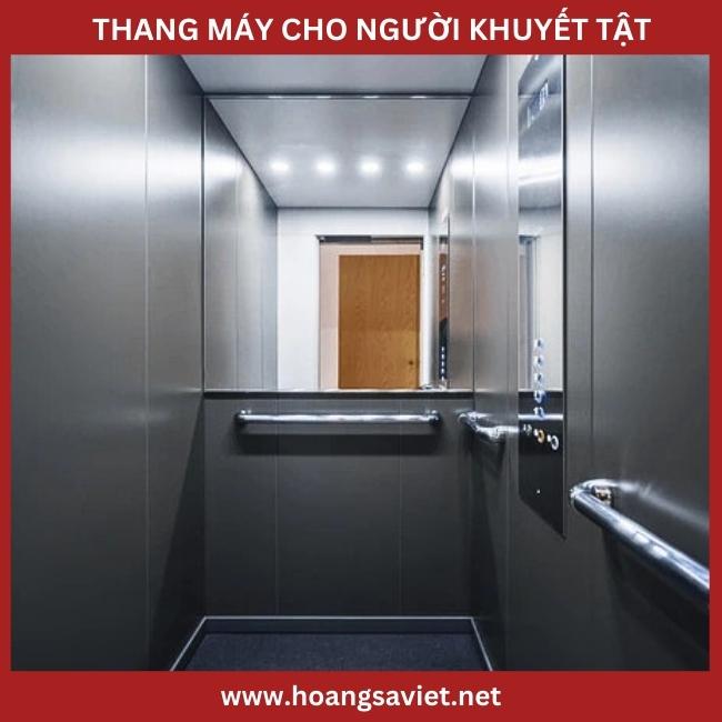 Illustration of elevator for disabled people