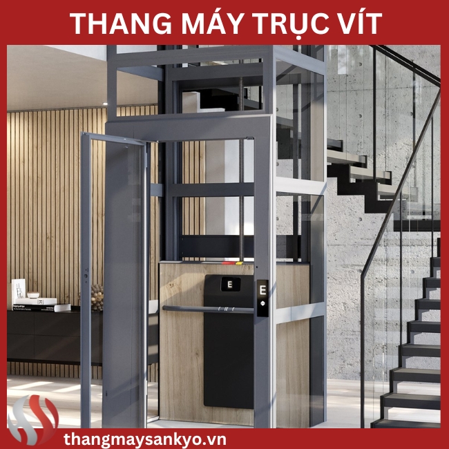 Beautiful screw elevator model