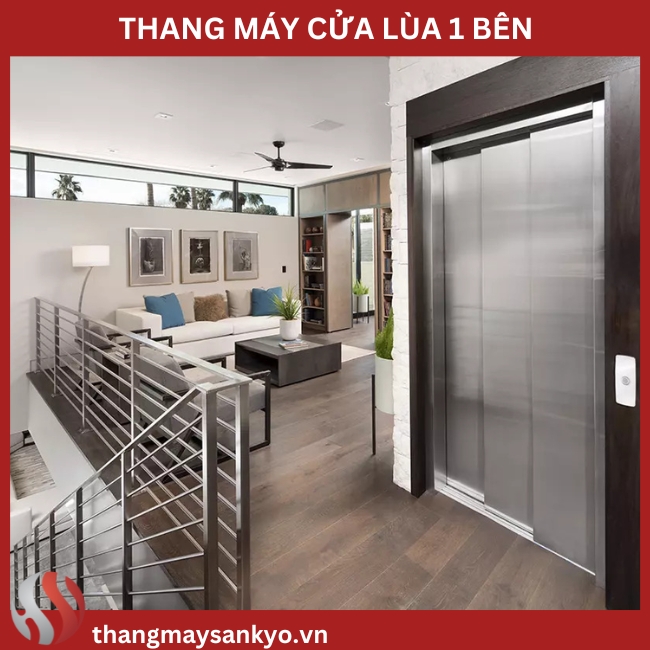 Thang máy cửa lùa 1 phía