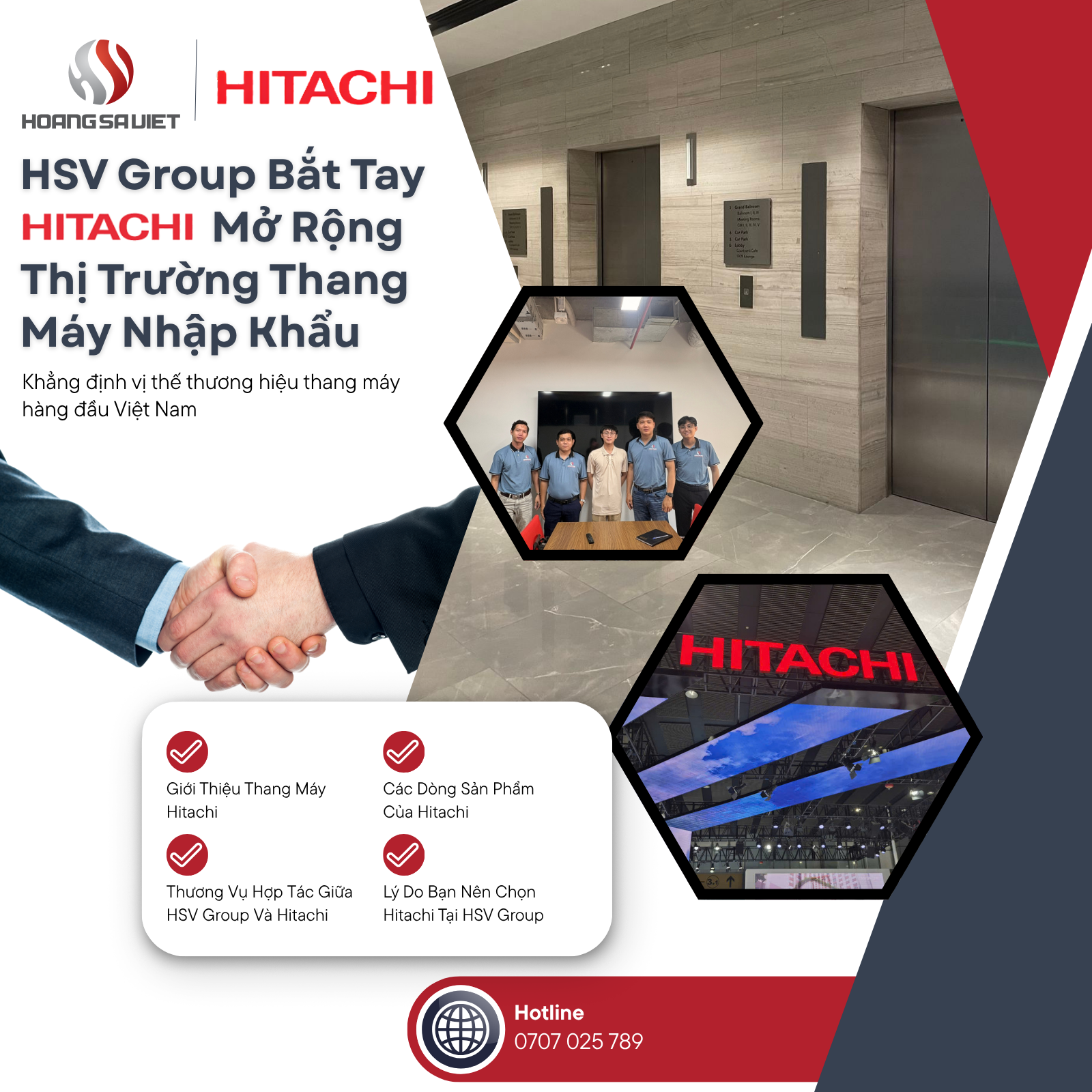 Hợp Tác Thương Mại Giữa Hitachi Và HSV Group 