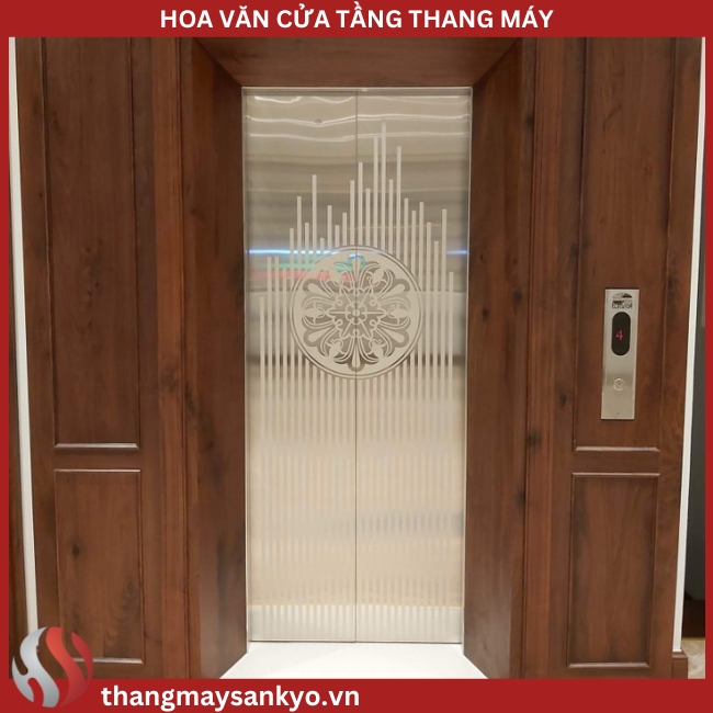 Ảnh minh họa văn cửa tầng thang máy