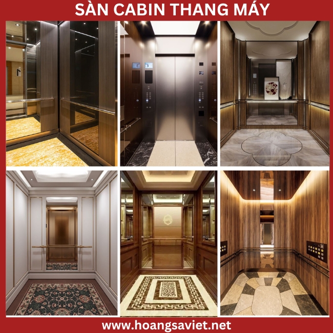 Some luxury style elevator floor models