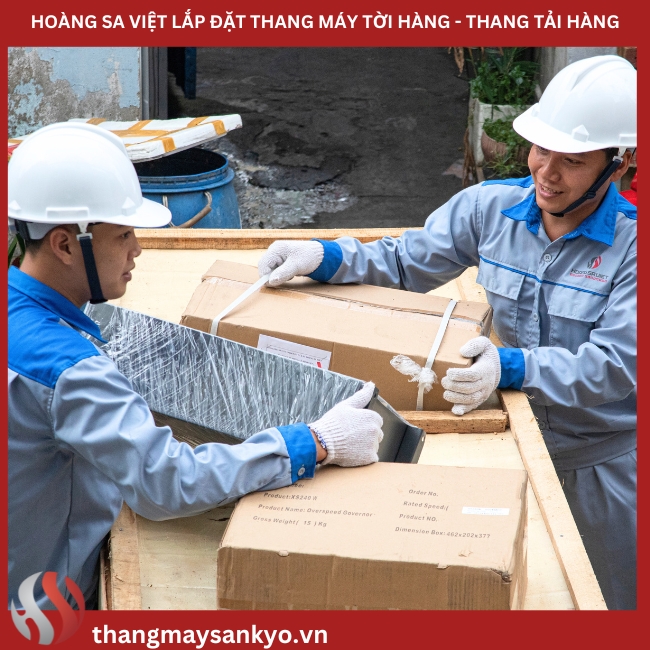 Hoang Sa Viet installs reputable freight elevators and freight hoists
