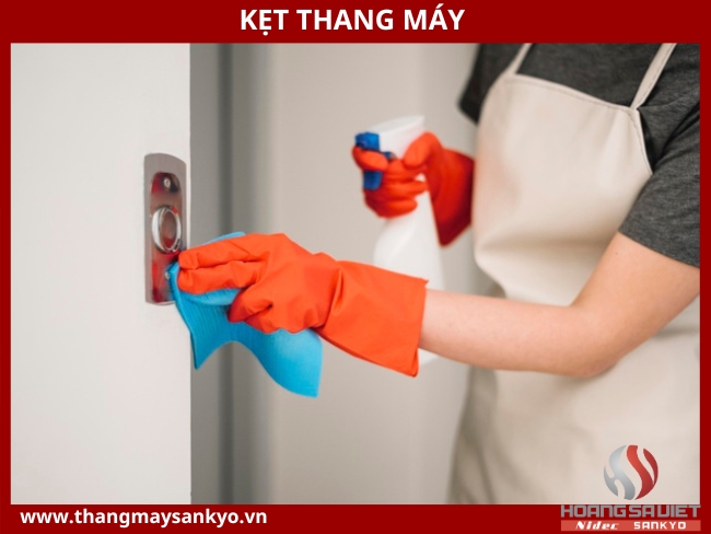 Elevator lock due to improper cleaning