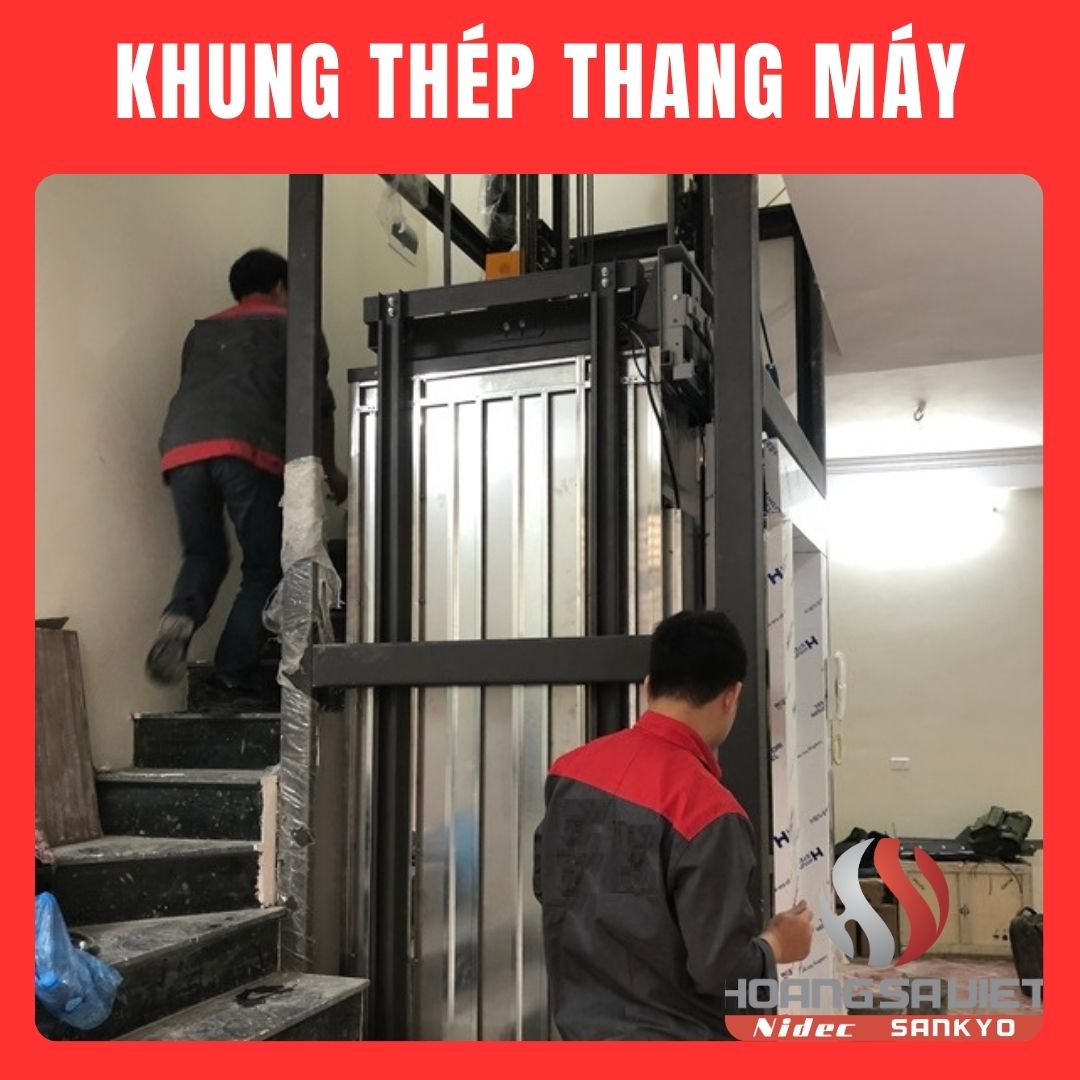 Khung thép thang máy