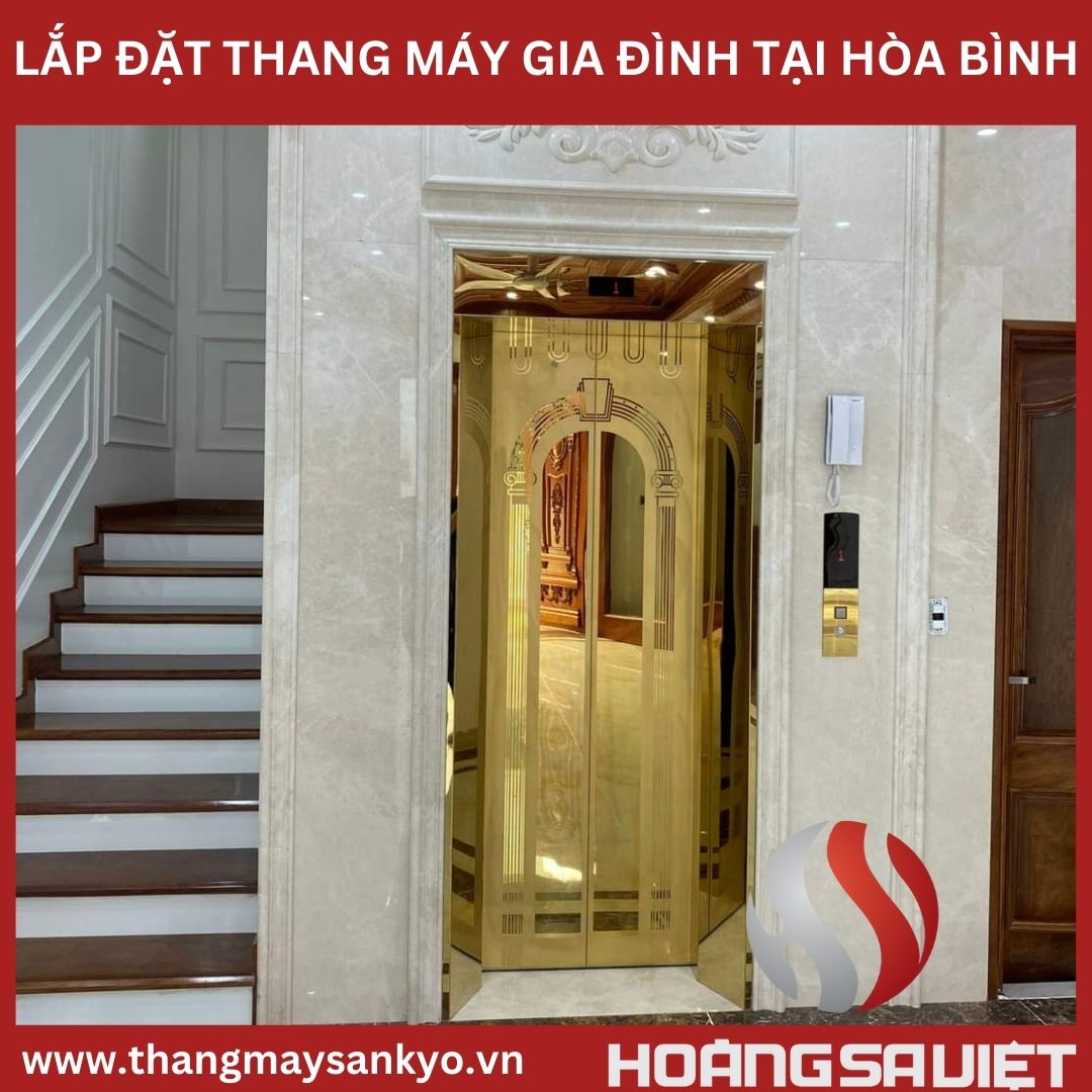 Lắp đặt thang máy gia đình tại Hòa Bình