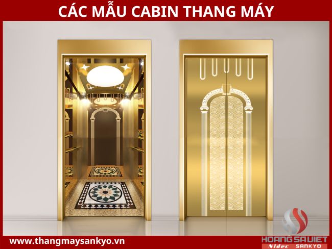 Mẫu cabin thang máy đẹp