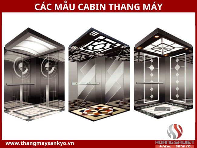 Mẫu cabin thang máy đẹp