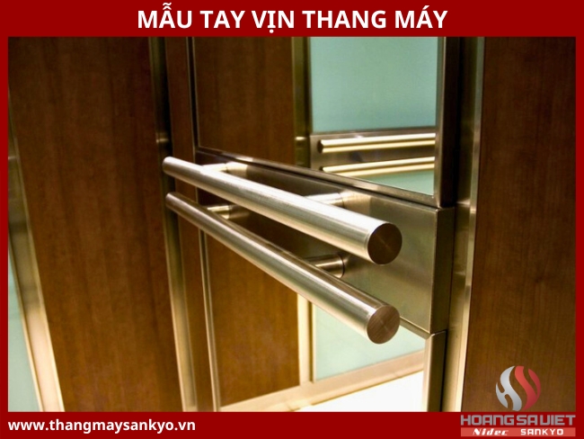 Mẫu tay vịn thang máy đẹp 