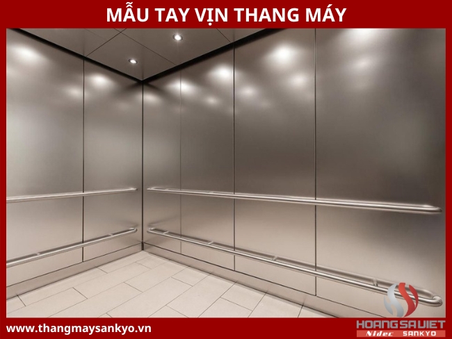 Mẫu tay vịn thang máy đẹp phổ biến