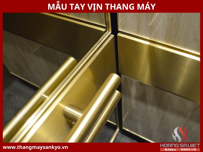 Mẫu tay vịn thang máy đẹp sang trọng