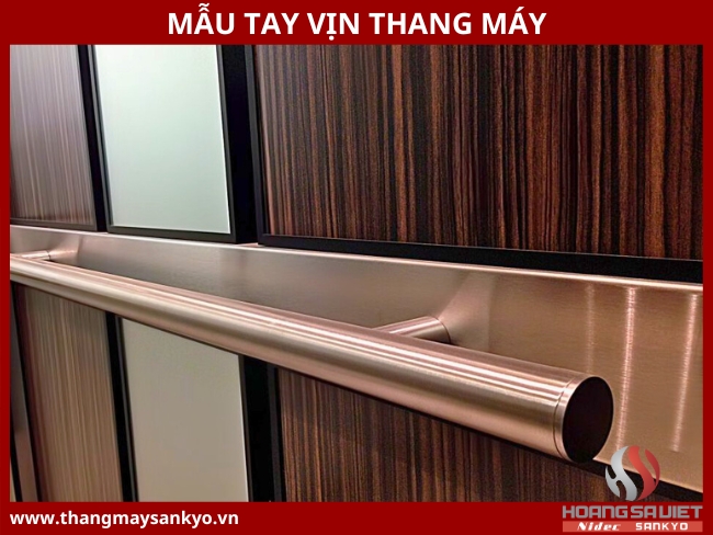 Mẫu tay vịn thang máy đẹp