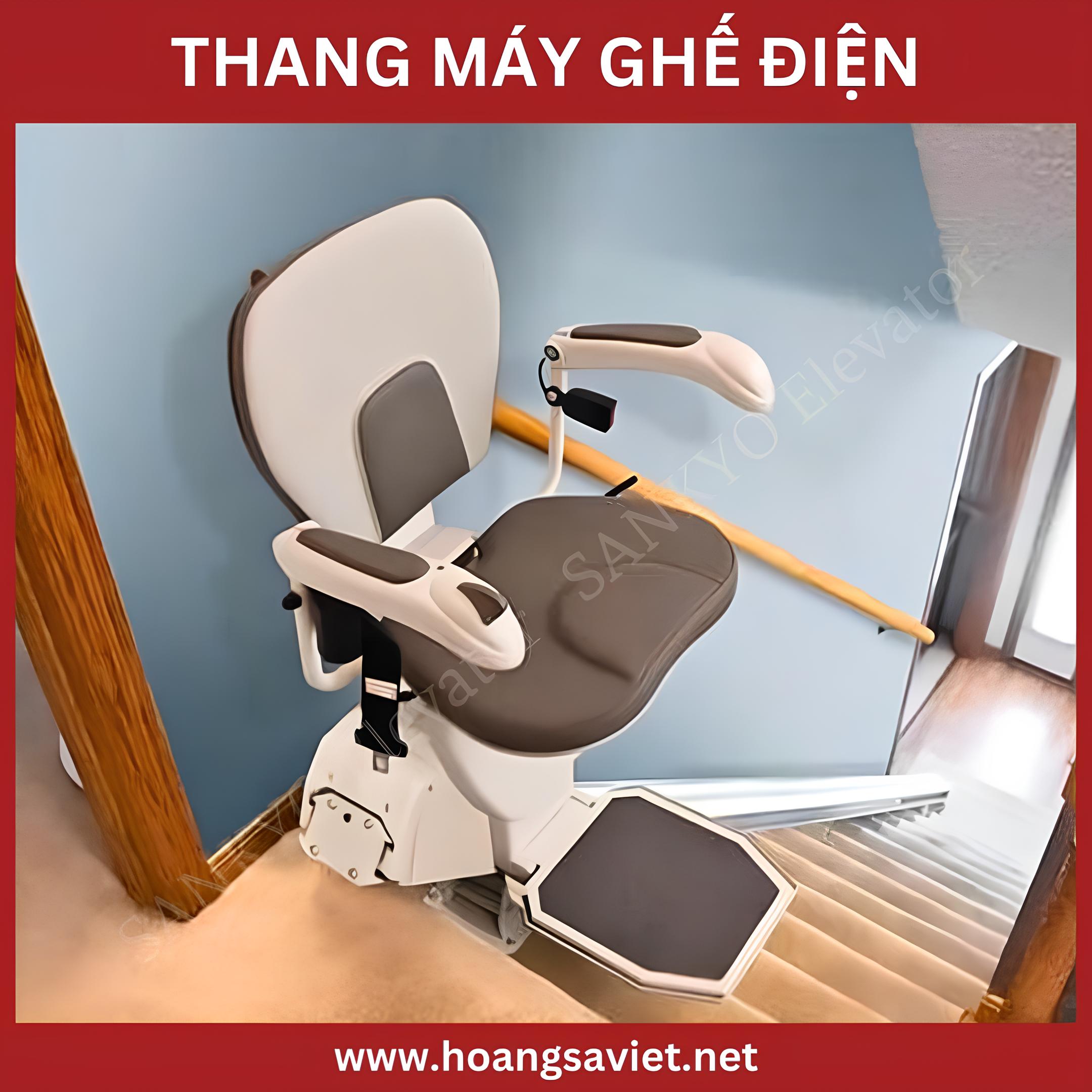 Electric chair lift for the elderly straight stairs