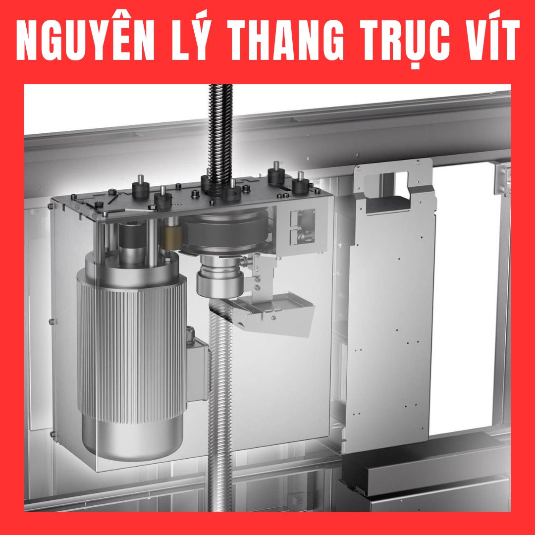 Screw elevator operating principle
