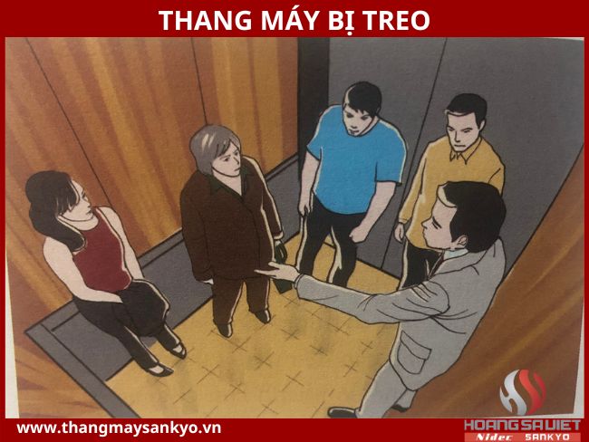 Thang máy bị treo