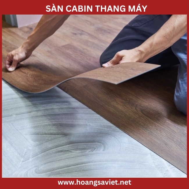 Illustration of wood-like plastic flooring