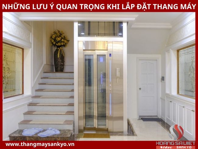  Important notes when installing home elevators