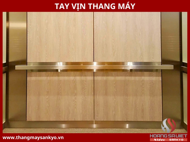 Tay vịn thang máy giúp tăng tính thẩm mỹ cho thang máy