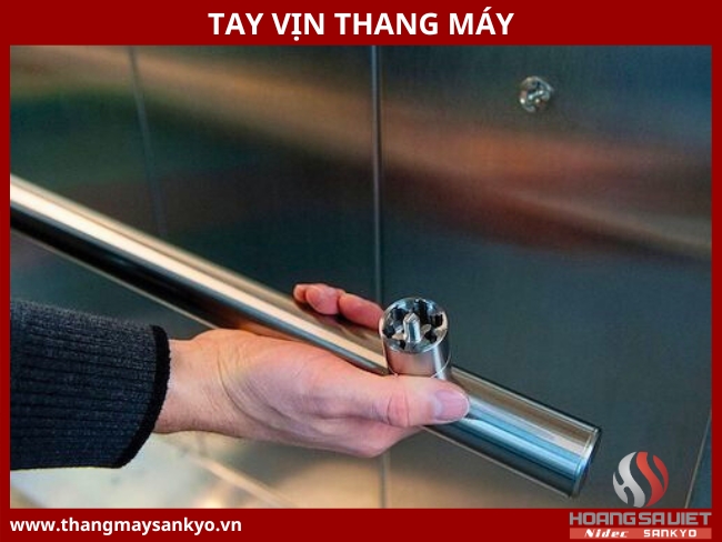 Hình ảnh tay vịn thang máy