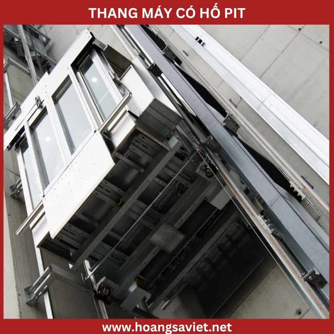 Illustration of an elevator with a pit