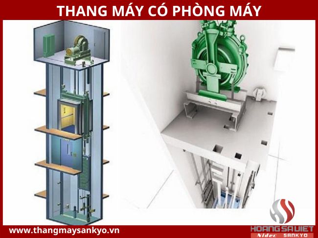 Thang máy có phòng máy